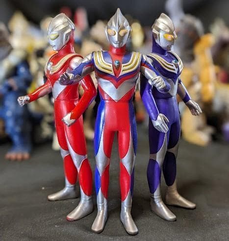 ウルトラマンティガ＆登場怪獣・宇宙人（バンダイ）ソフビフィギュア34体セット