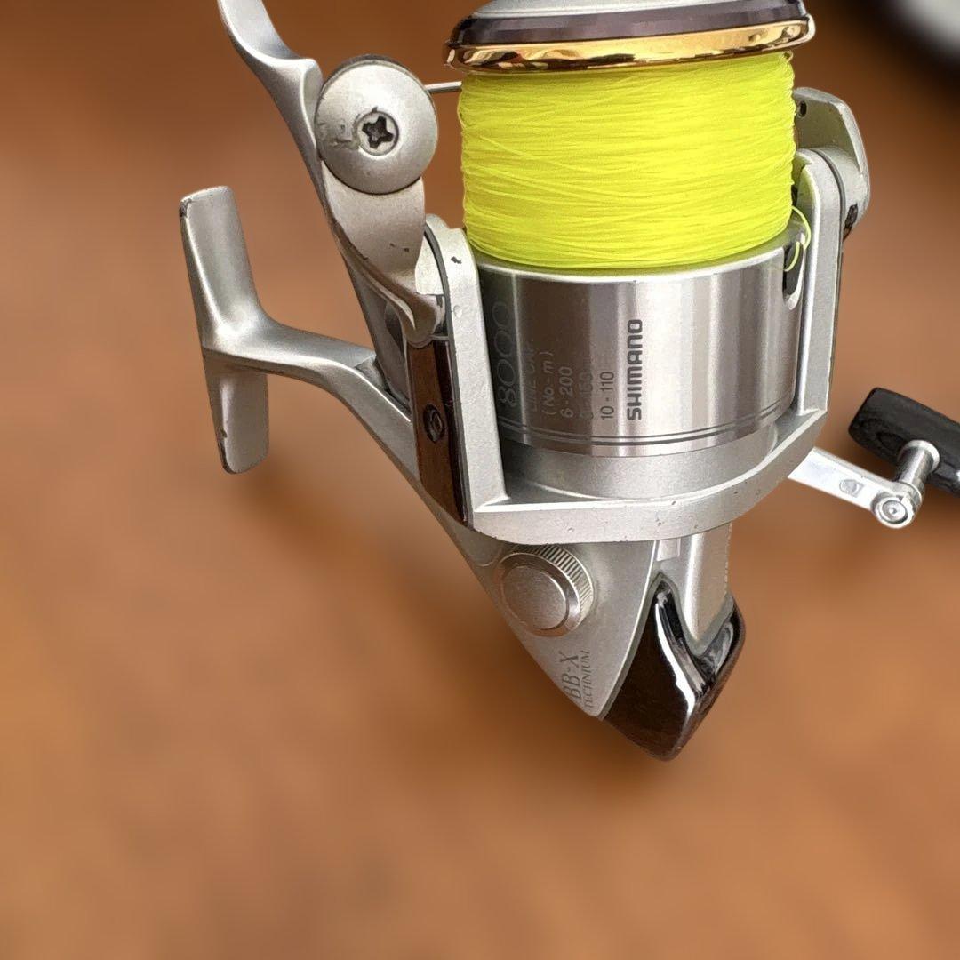 シマノ　リール　shimamo BBX 8000 換えスプール付き