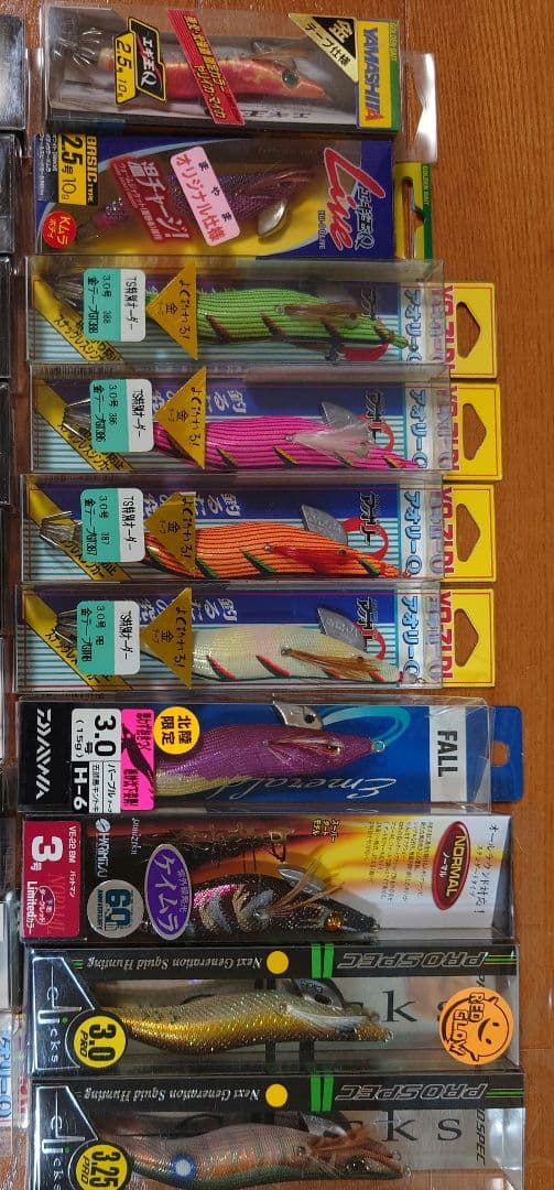 エギ色々サイズ・メーカーまとめ売り25本