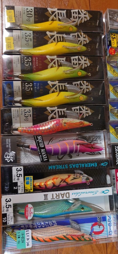 エギ色々サイズ・メーカーまとめ売り25本