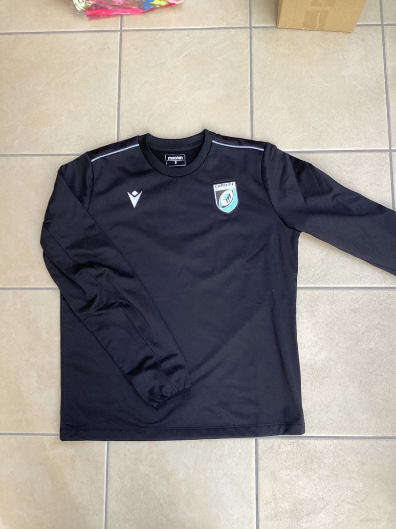 macron CARDIFF マクロン　カーディフラグビー　海外Sサイズ