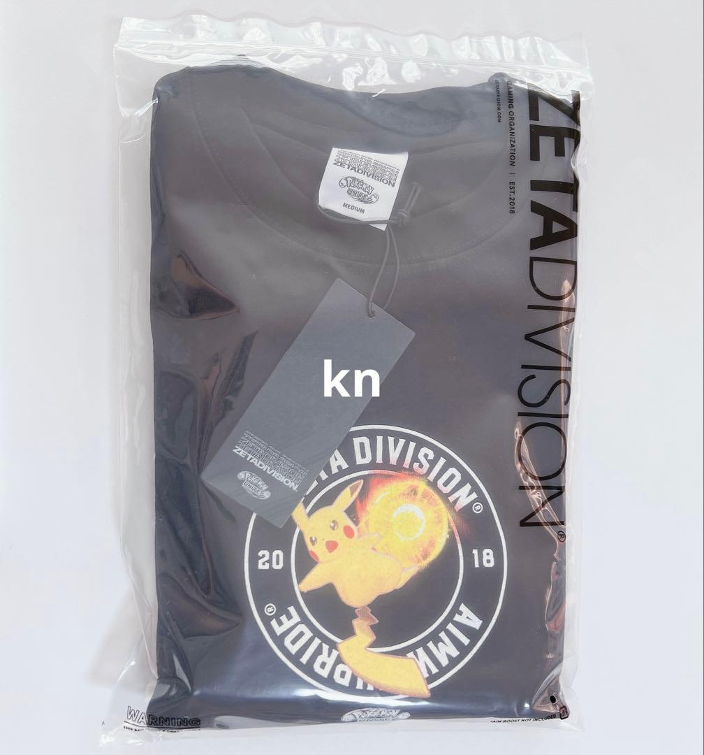 ZETA DIVISION ポケモンユナイト ピカチュウ Tシャツ BLACK