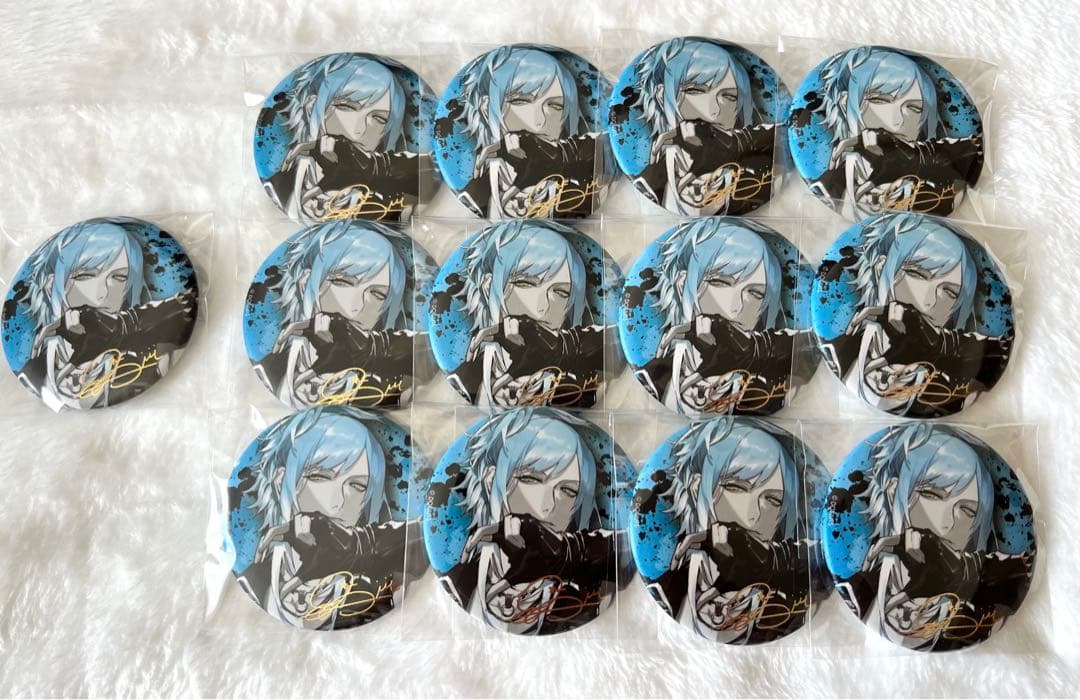 ブラスタ　晶　サイン入り缶バッジ