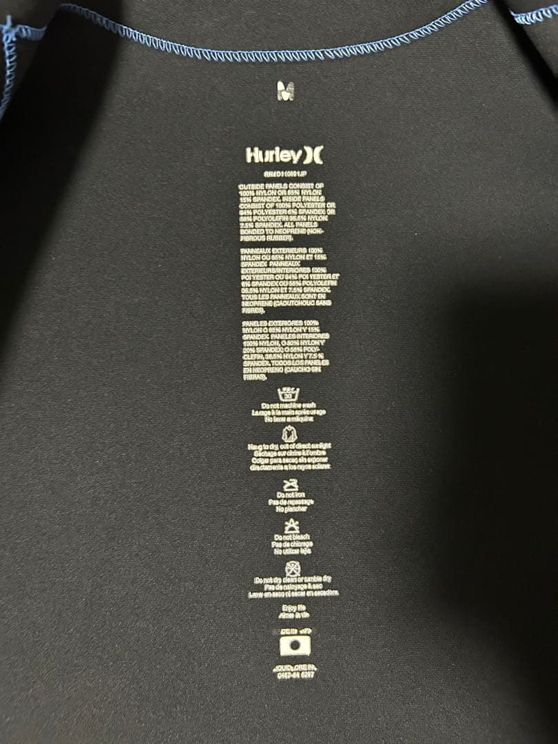 Hurley BLACK LIST タッパー M ウェットスーツ サーフィン