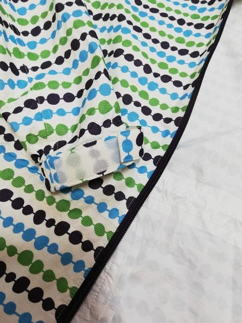 adabatのゴルフレインコート★極美品★サイズ４０★長袖が半袖にもなる