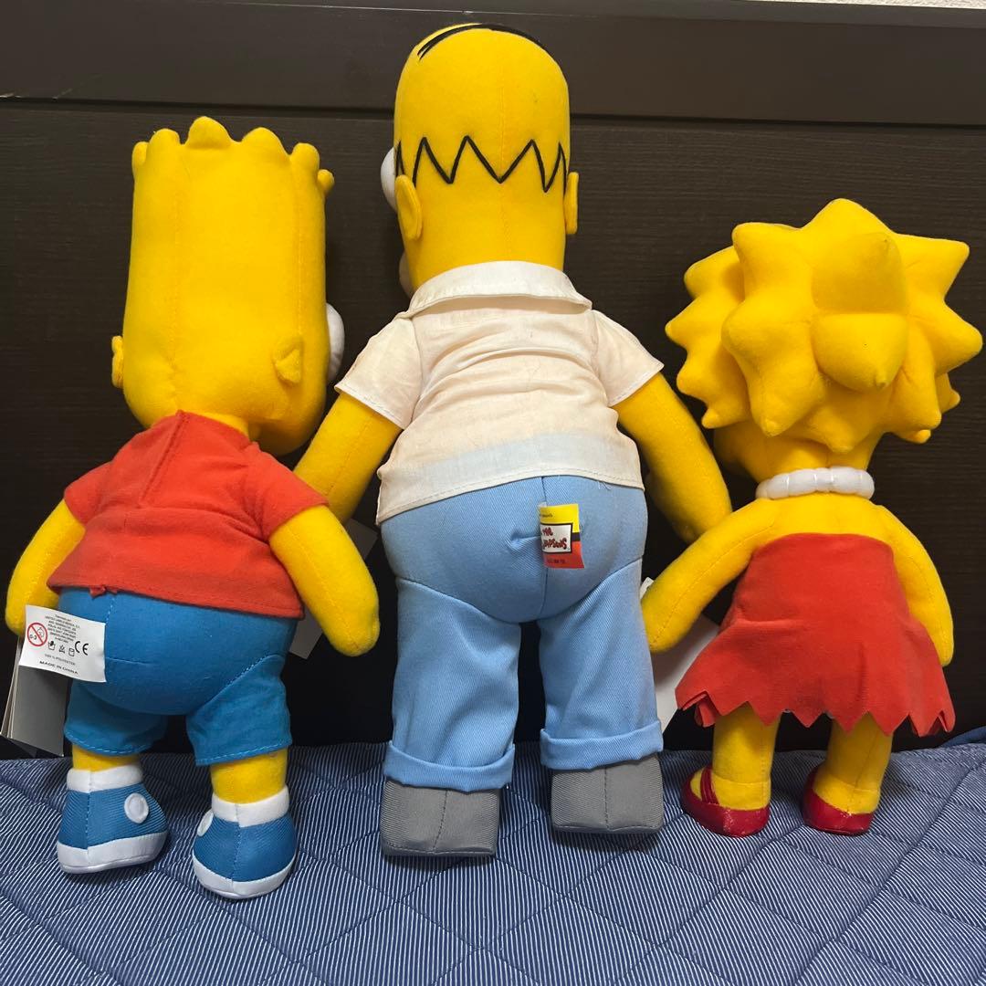 ザ·シンプソンズ ポージング ぬいぐるみ 3体セット