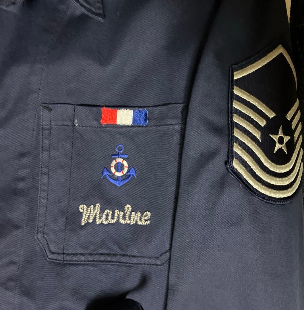 ロングコート【フランス海軍、直輸入・将校軍装】希少品