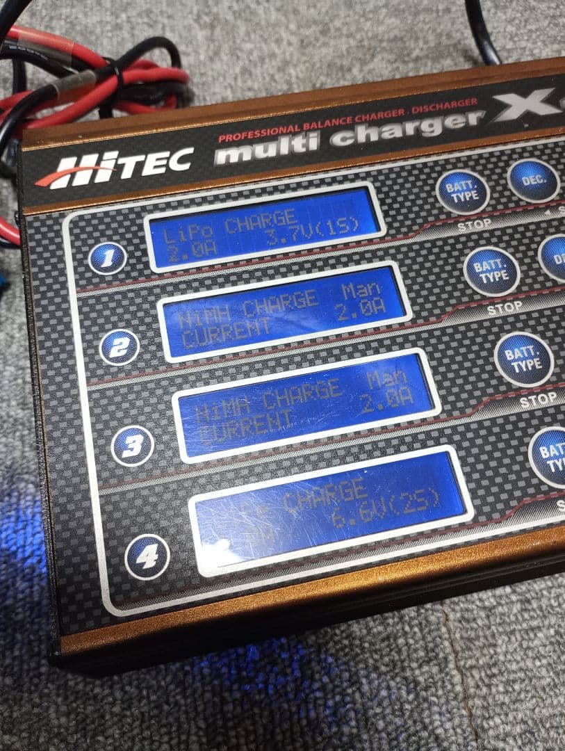 マッチモア安定化電源 ハイテック充電器 X4 セット