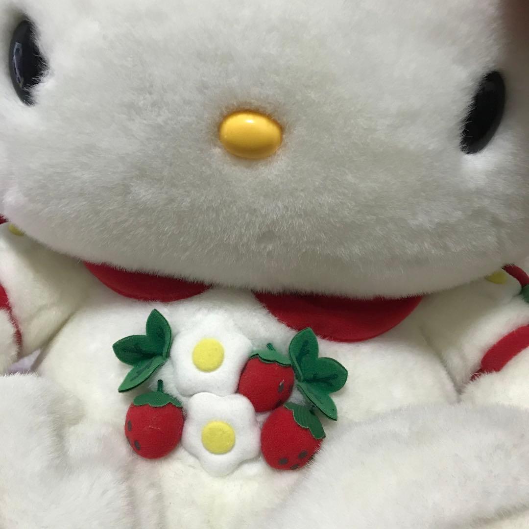 レトロ　ハローキティ　ジャンボ　ぬいぐるみ　特大　巨大　サンリオ　レア　タグ