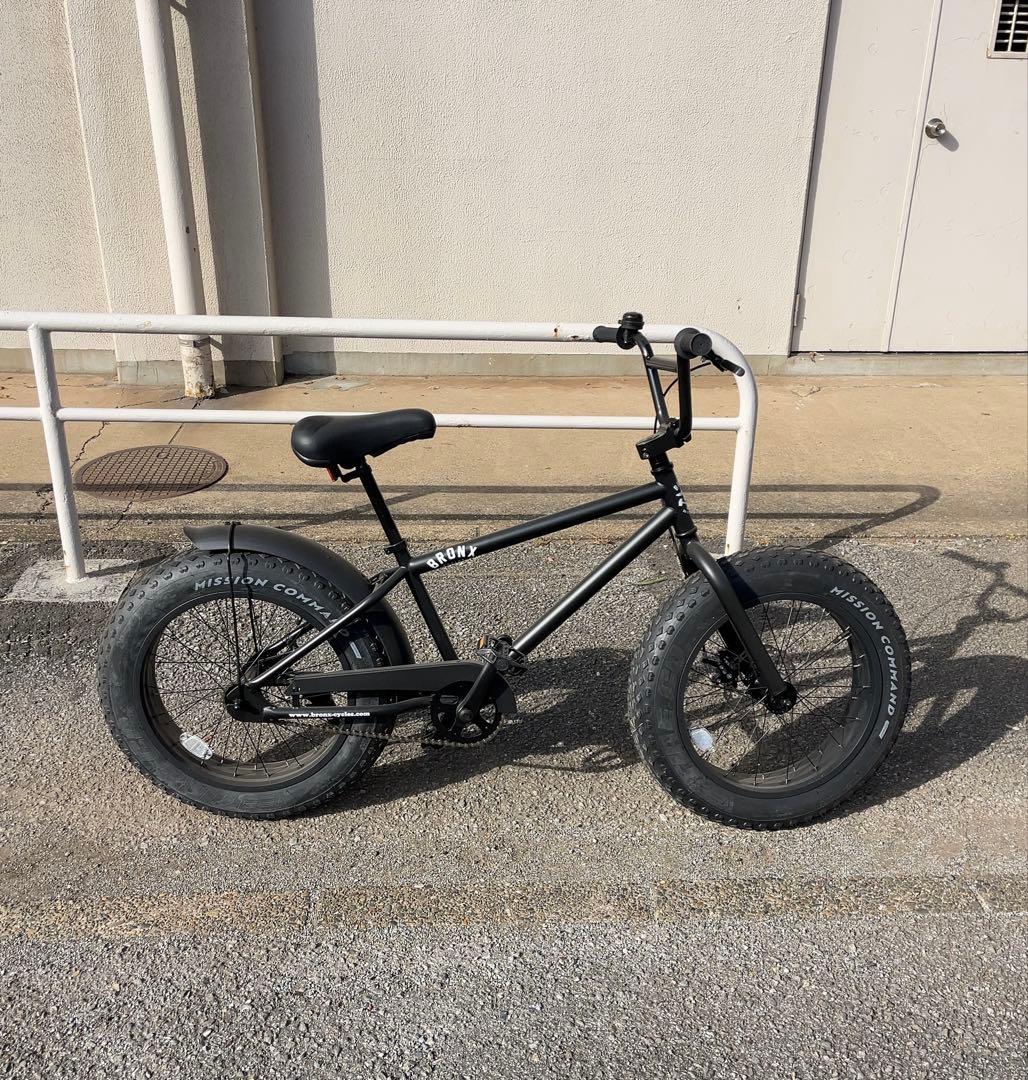 【引取限定】 BRONX ブロンクス マットブラック ファットバイク 自転車