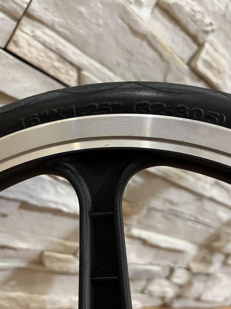 STRIDAストライダ　折りたたみ自転車　BLACK