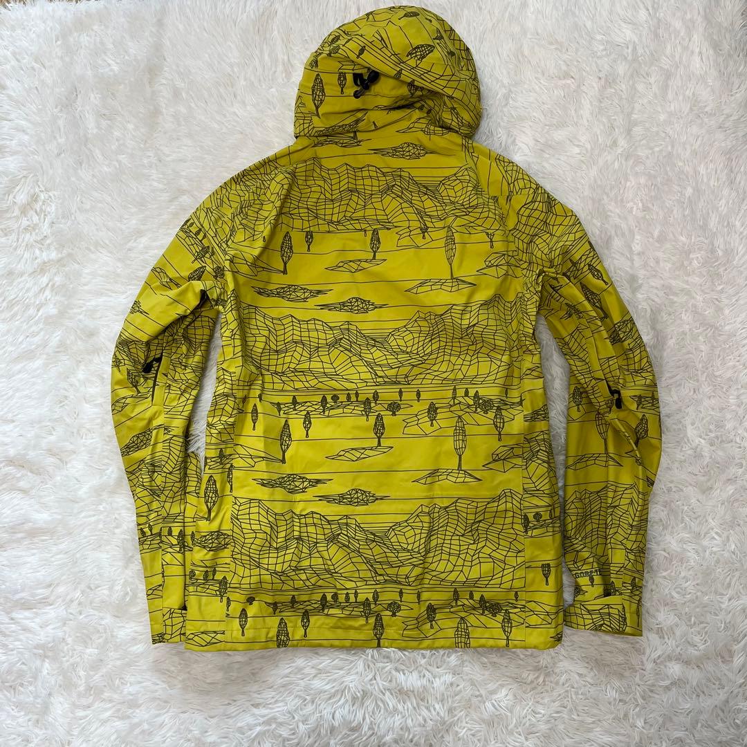 バートン ak セットアップ gore Tex 総柄 イエロー 2L 3L
