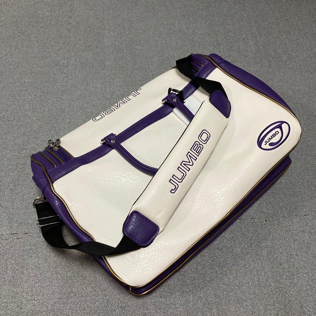 e52 タグ付き新品　JUMBO ジャンボ尾崎　犬　ロゴ　2way ボストン