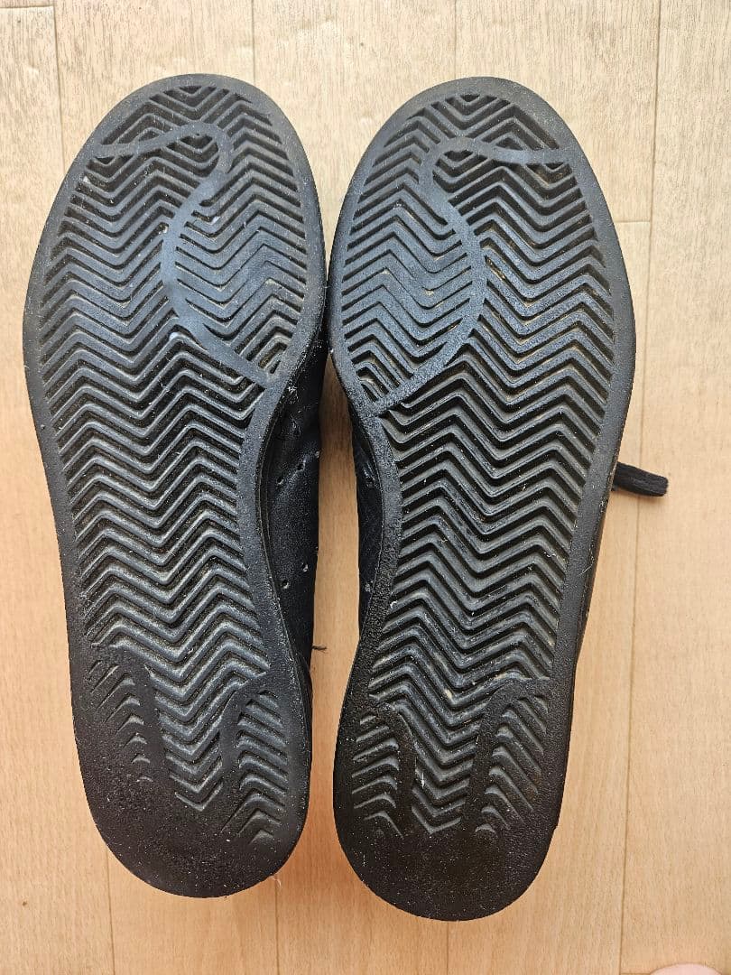 1982頃　希少　adidas official 黒 26センチ位