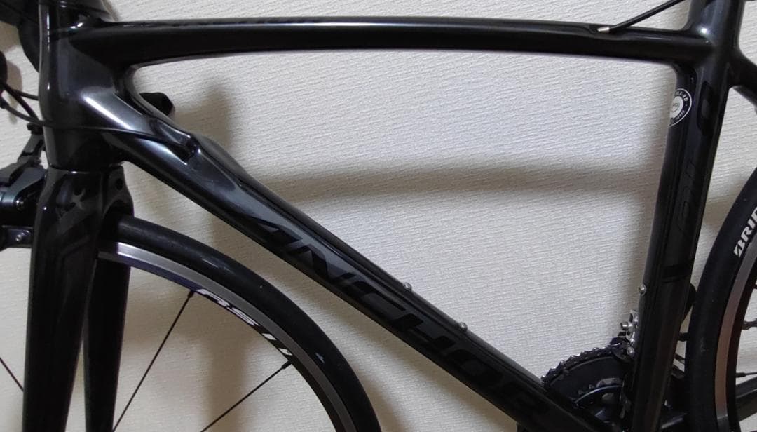 ブリヂストン アンカー RL8 カーボンロード リムブレーキ サイズ450 黒