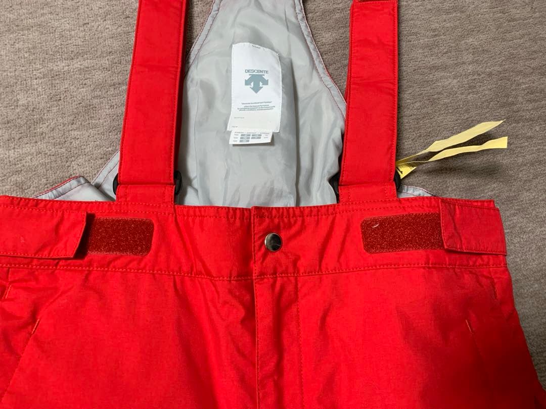 DESCENTE 子ども用スキーウェア 黒/赤
