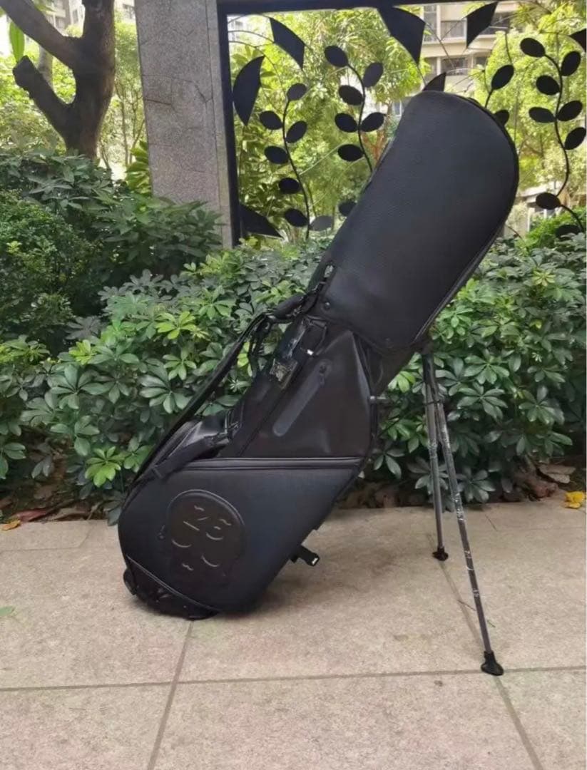 ゴルフ  キャディバック　スタンド式 黒