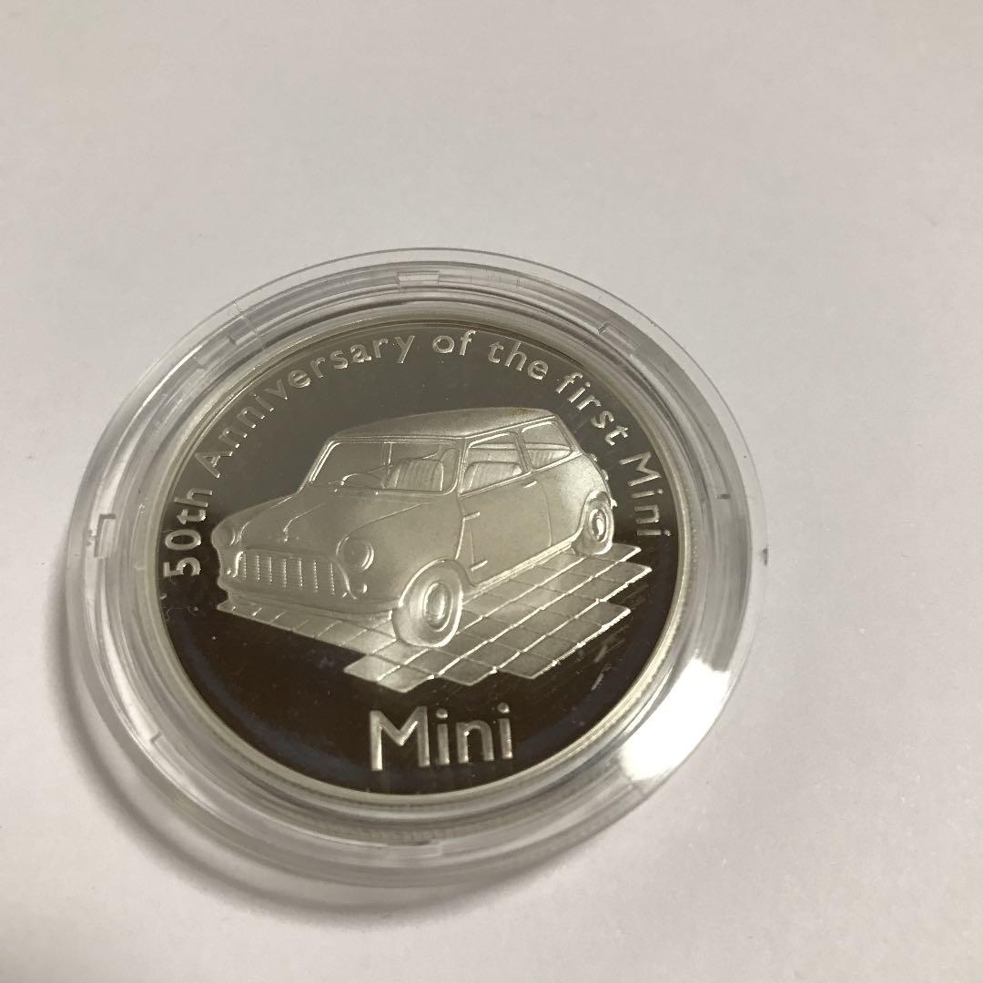 ミニ　MINI 50周年記念　銀貨　世界限定