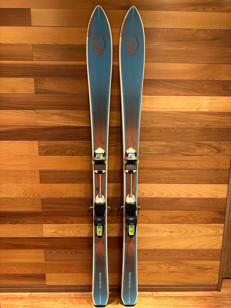 レア　サロモンBBR169 +　マーカー　スクワイヤ　フリーライドスキー