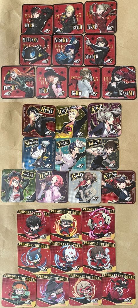 コンプセット ペルソナ5 P5 P5R セガ コラボ カフェ コースター
