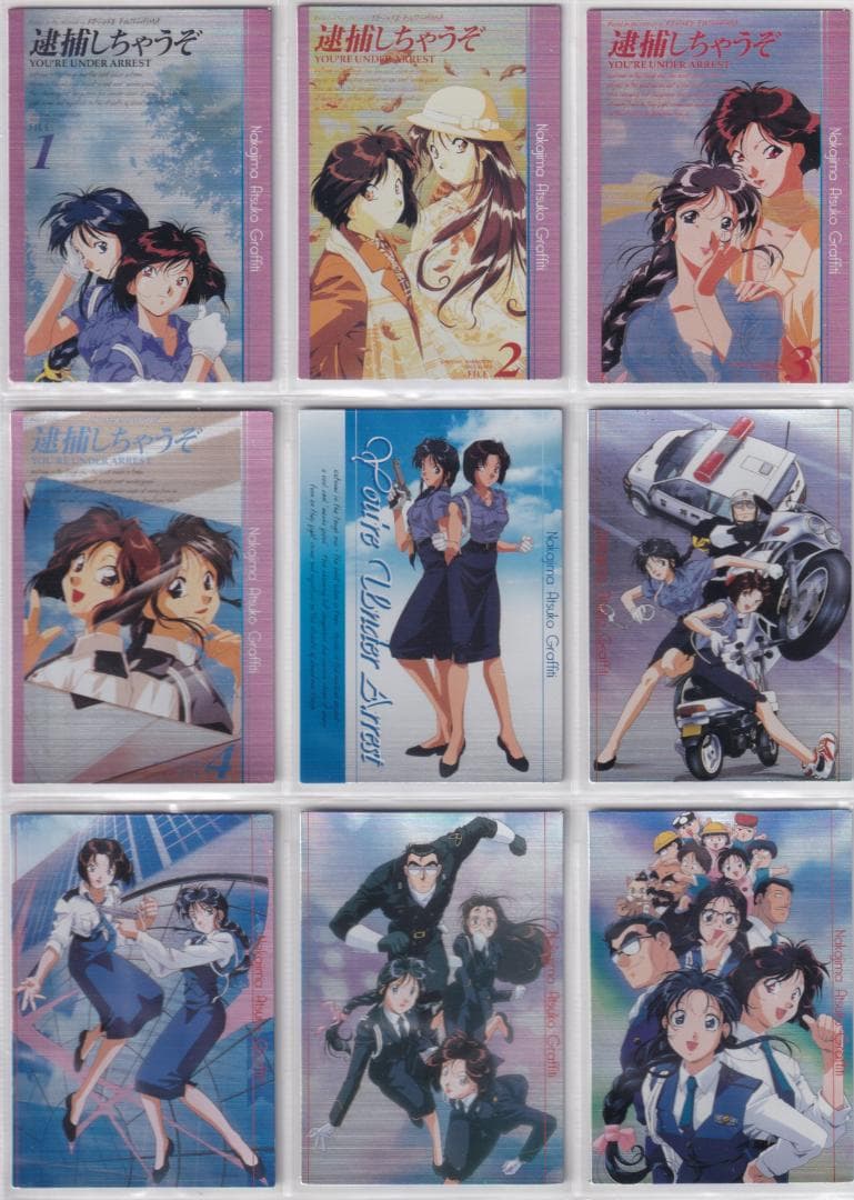 逮捕しちゃうぞ トレーディングカード 藤島康介 全種類フルコンプ