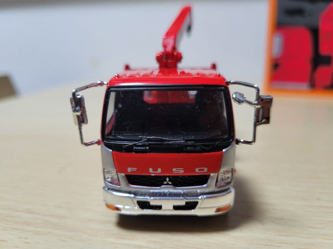 GCD ゲインコーププロダクツ　三菱ふそうファイター 赤　ユニック1/64