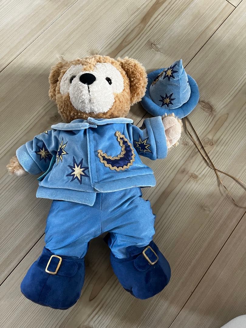 ダッフィーぬいぐるみ　10周年コスチューム