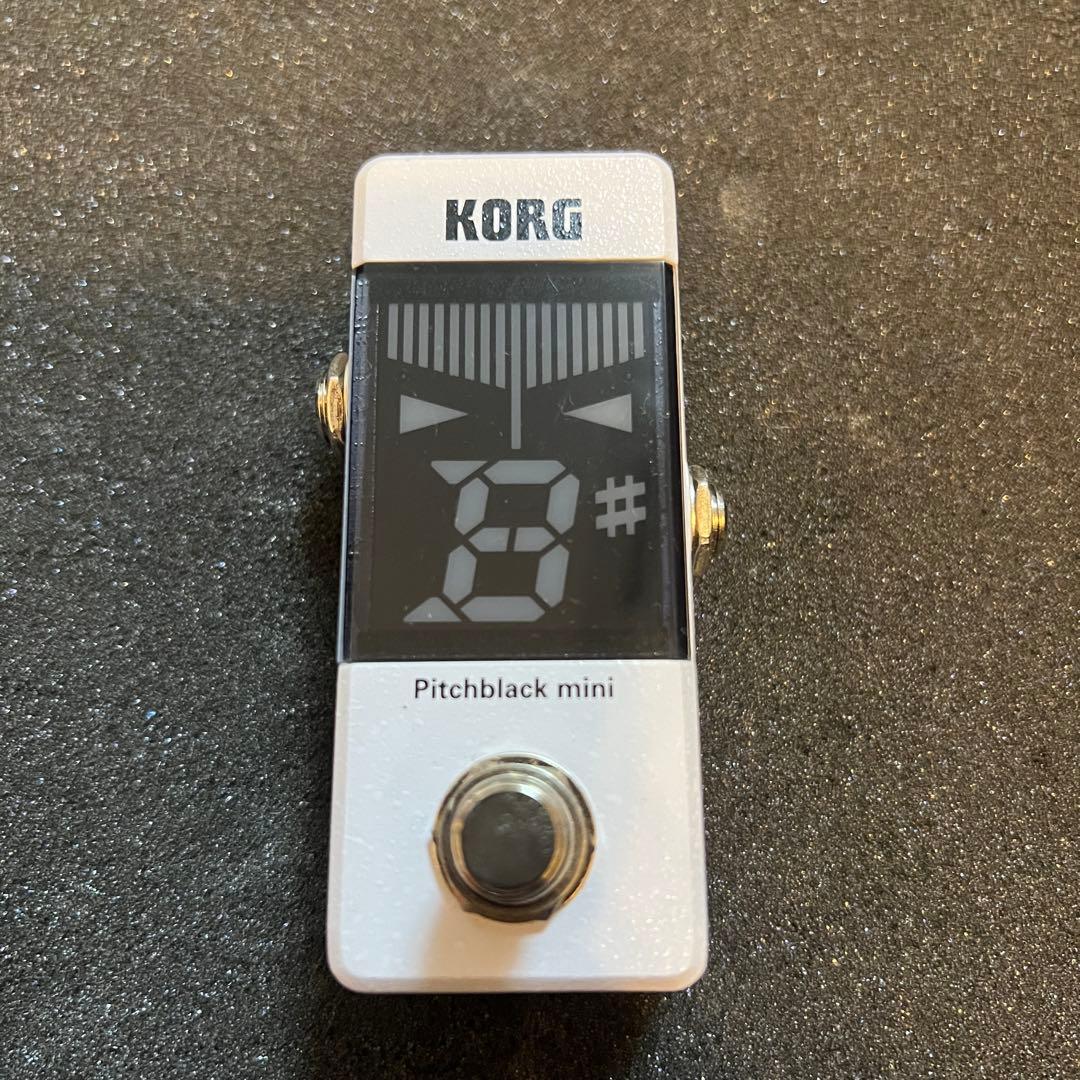 【箱付き】KORG Pitchblack mini ホワイト チューナー