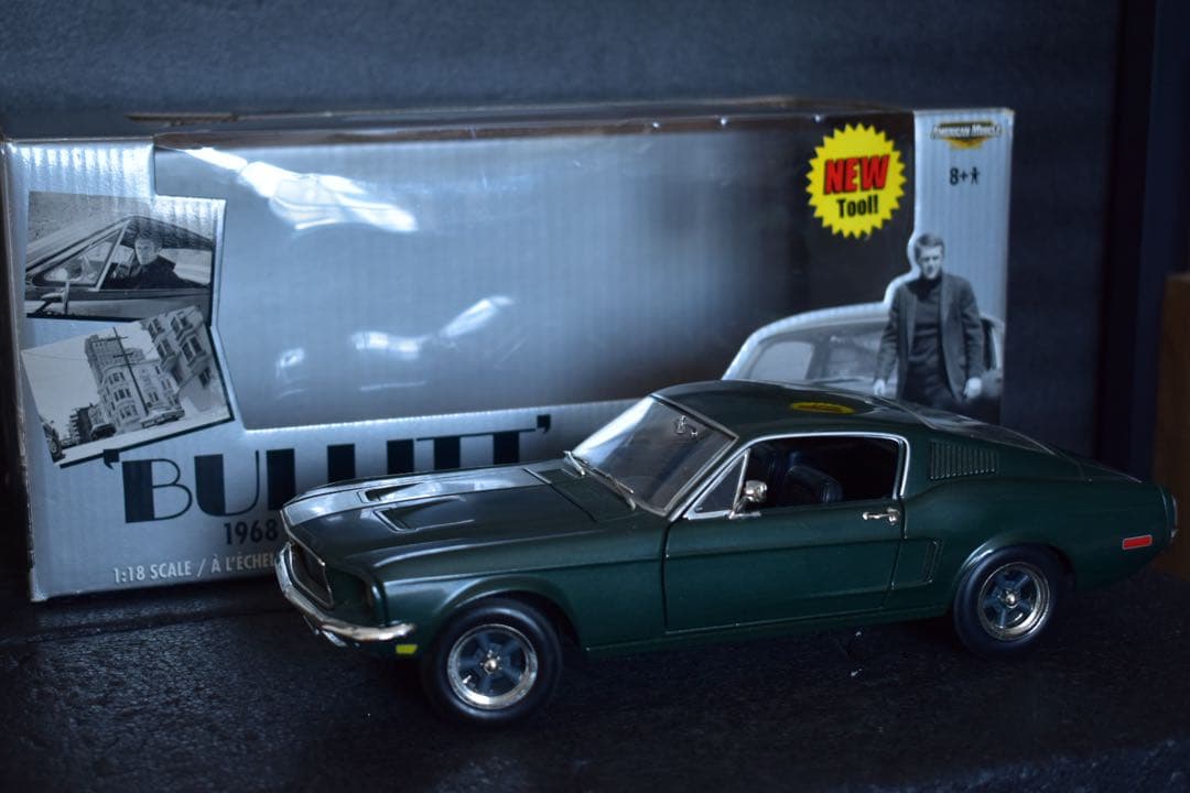 1/18 グリーンライト ブリット ‘68 フォード マスタング マックイーン