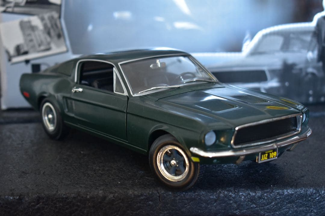 1/18 グリーンライト ブリット ‘68 フォード マスタング マックイーン