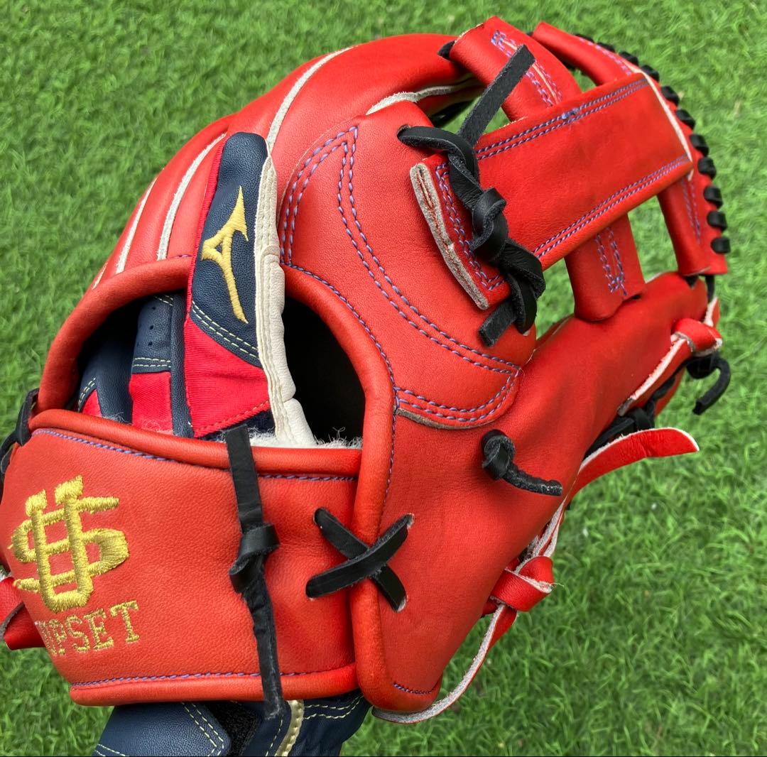 新品　アップセット　硬式　内野手　グローブ　日本製　誠グローブ