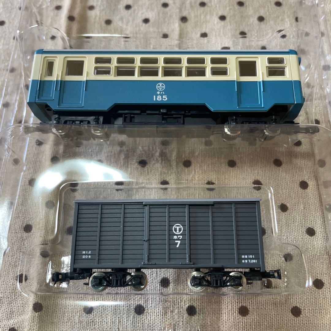 トミーテック1/80ナロー キハ185 ホワ7 ２両セット 思い出の尾小屋鉄道