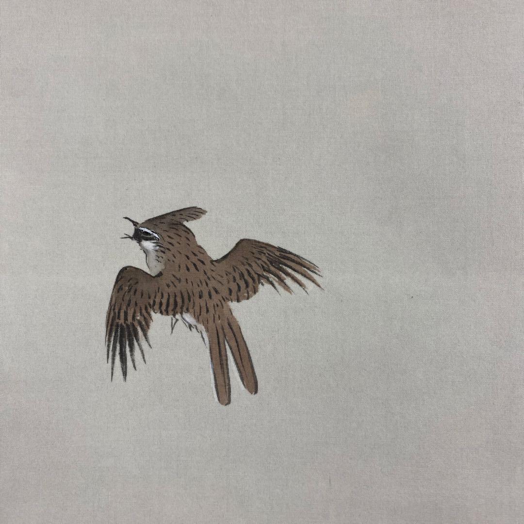 美品 掛け軸 墨泉作 四季花鳥図 4本セット 共箱 おもてなし