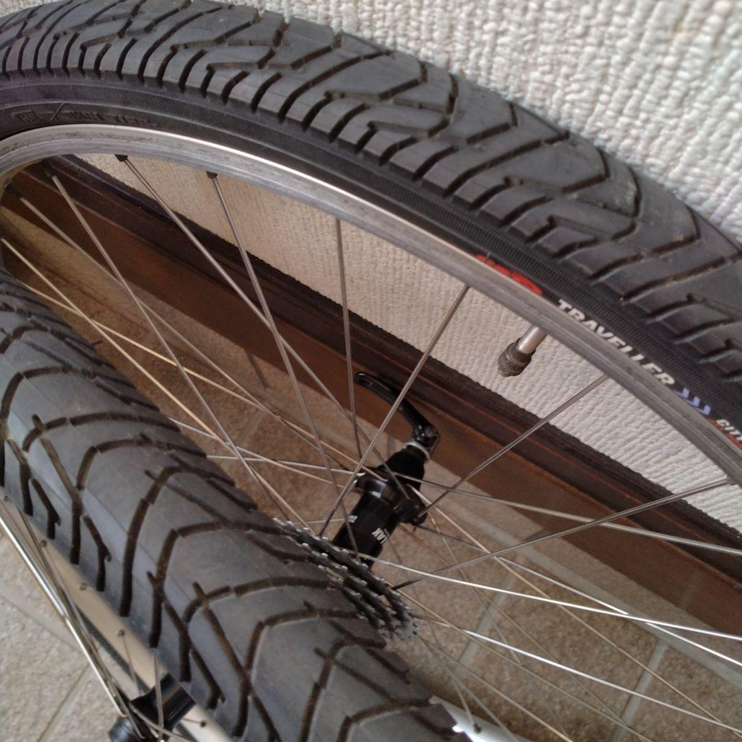 新家工業のマディフォックスマウンテンバイクの部品、