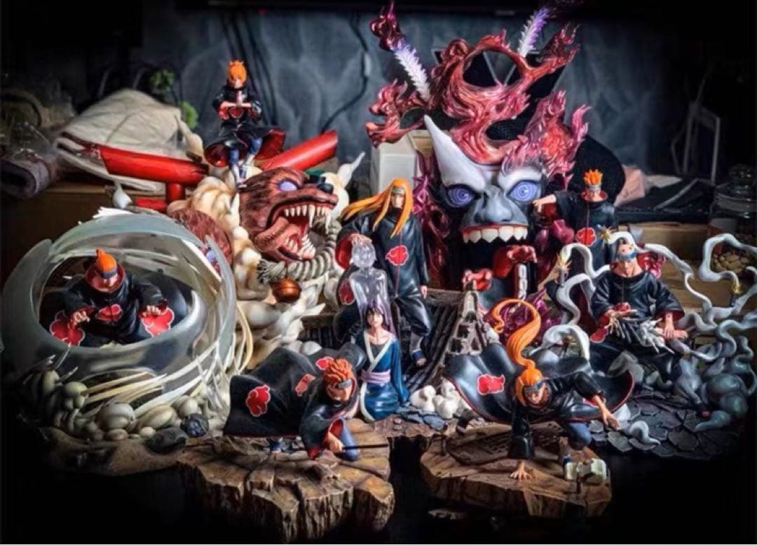 NARUTO ナルト ながと 暁 天道 ガレージキット ガレキ スタチュー①