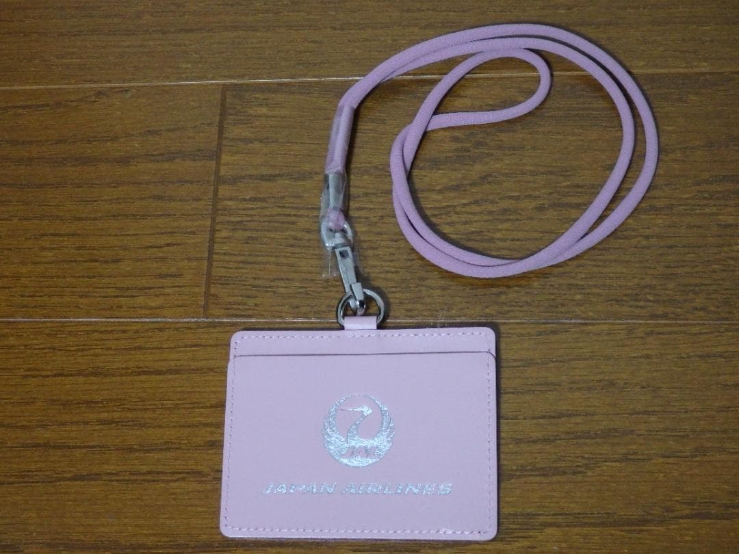 新品♪JAL 日本航空 IDケース 定期券入れ 社員証入れ ネックストラップ