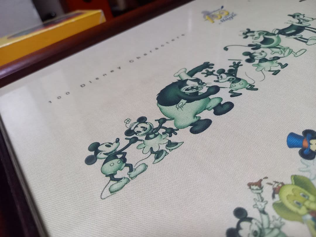 ディズニー 生誕　100周年　記念 1500枚限定　キャンバス　ポスター