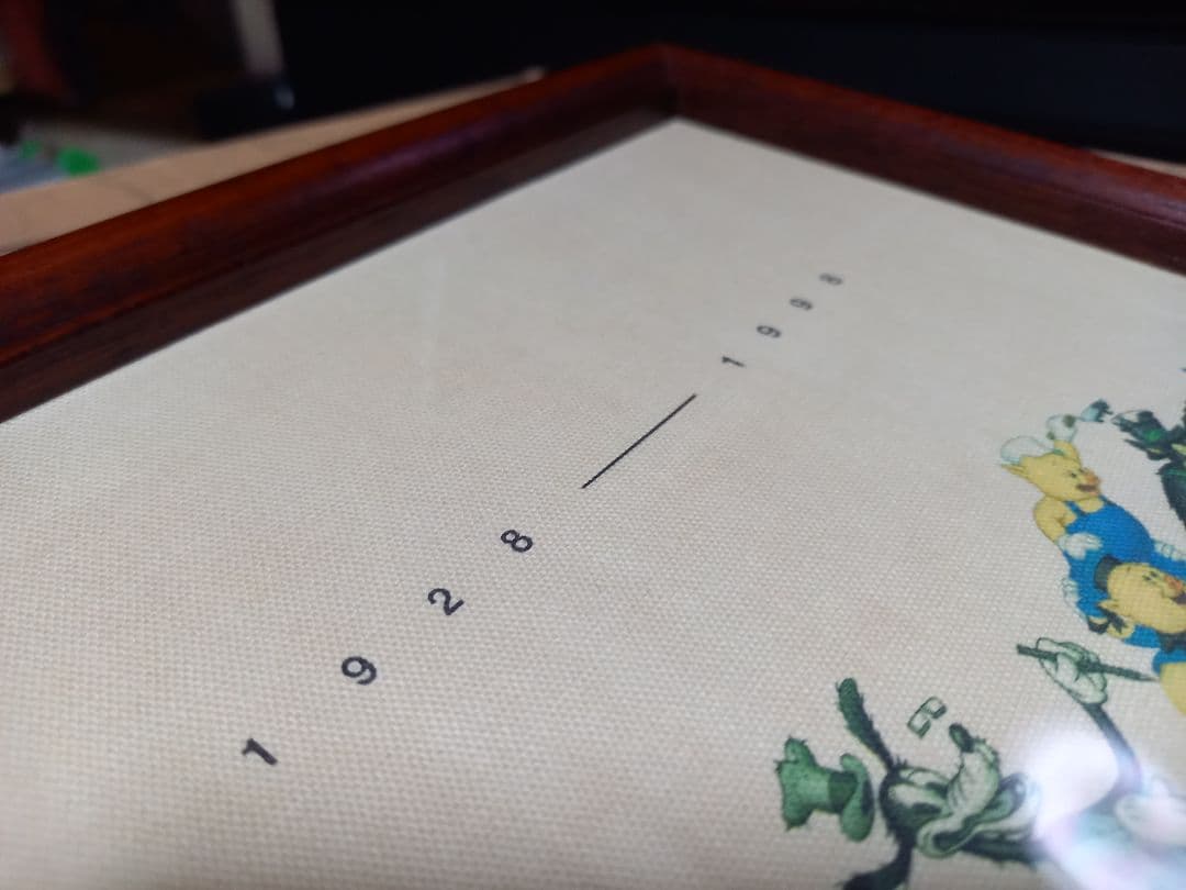 ディズニー 生誕　100周年　記念 1500枚限定　キャンバス　ポスター