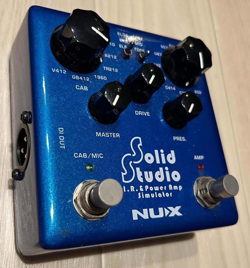 NUX Solid Studio パワーアンプ、キャビネットシミュレーター