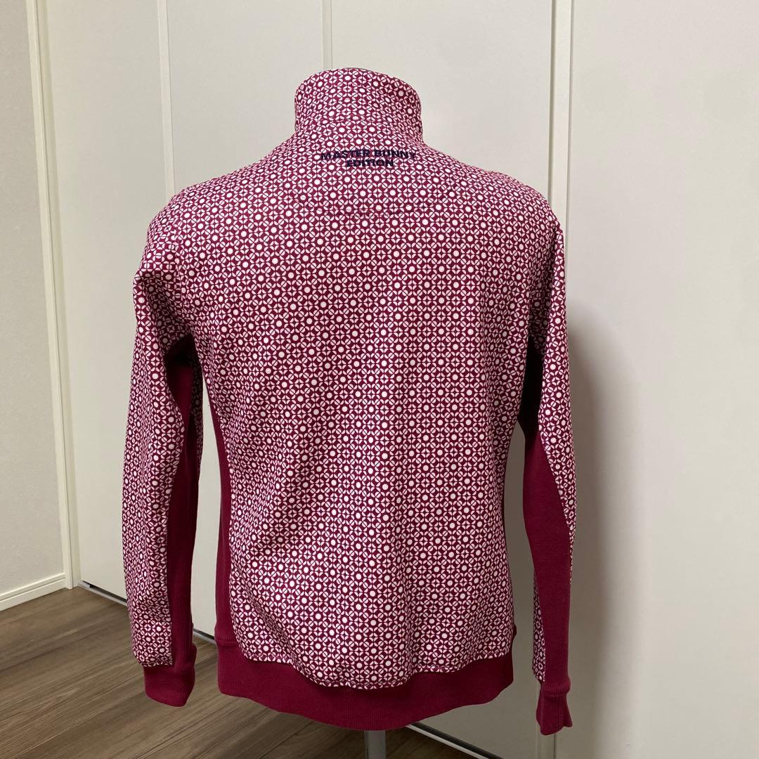 美品★マスターバニー ジップアップ ジャケット 裏起毛 メンズ M 総柄 メンズ