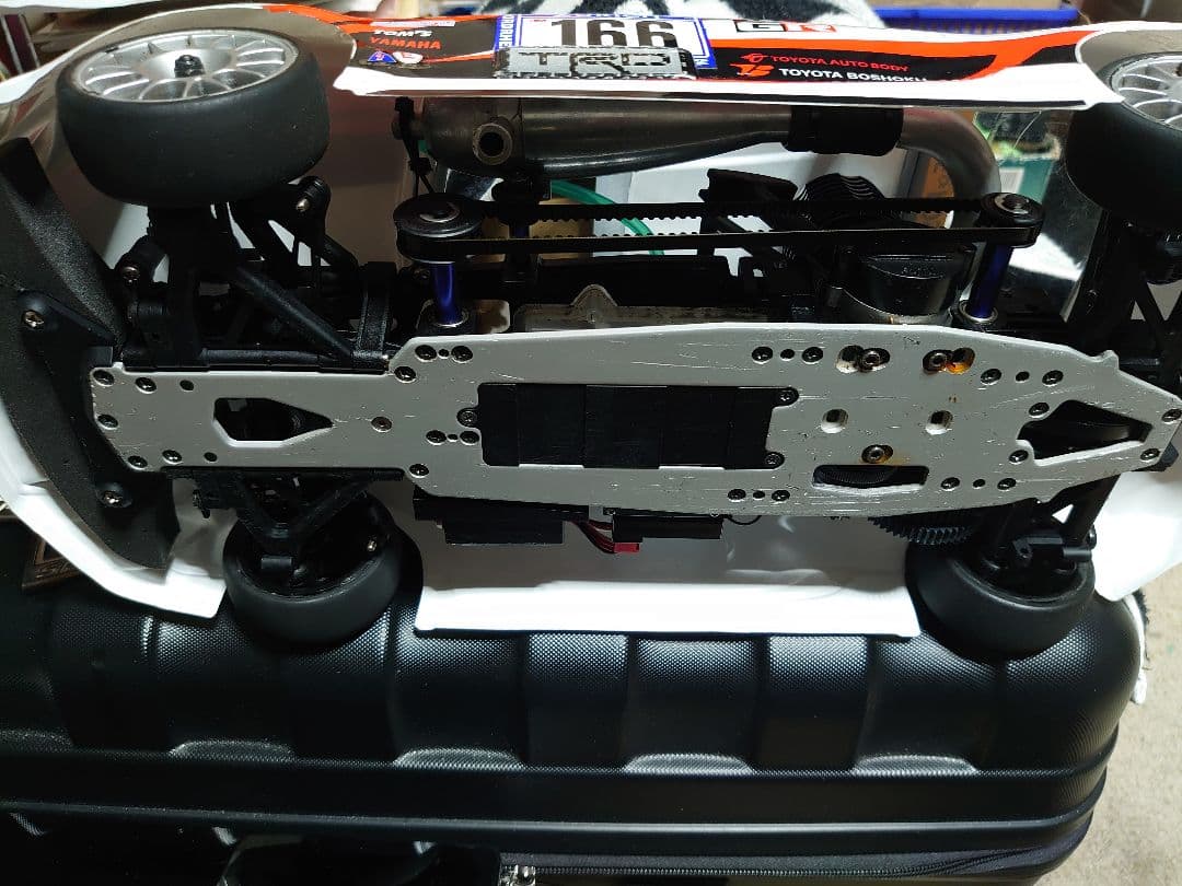 1/10スケール レース番号166 エンジンラジコンカー 協商