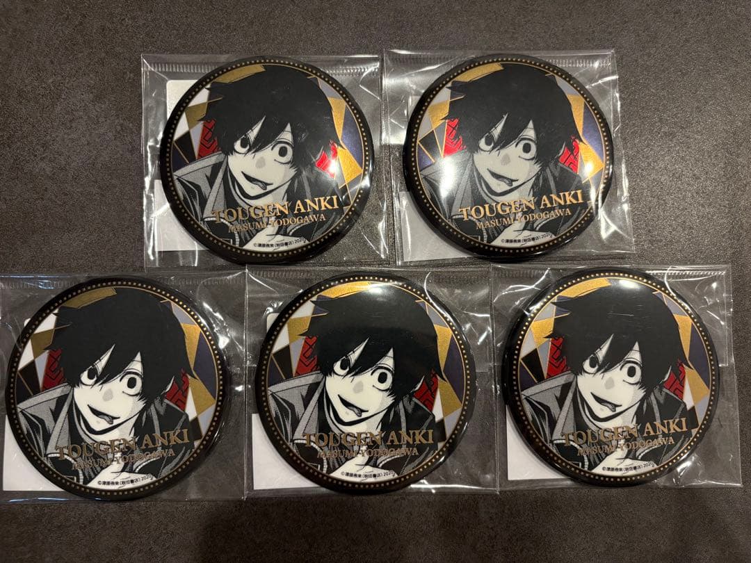 桃源暗鬼 TSUTAYA メタリック缶バッジ 淀川真澄