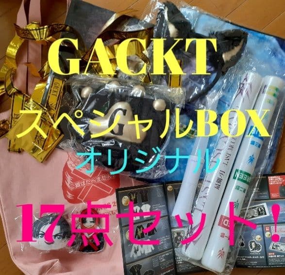 GACKT スペシャルBOX 17点まとめ売り！