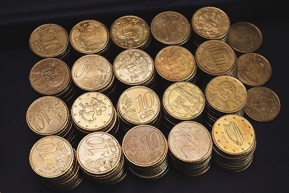 a316 ユーロ　　硬貨　ヨーロッパ　73.37ユーロ　コレクション　大量