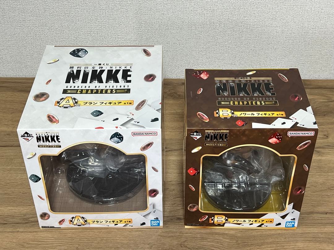 未開封勝利の女神NIKKE 一番くじ A賞ブラン＆B賞ノワール フィギュアセット