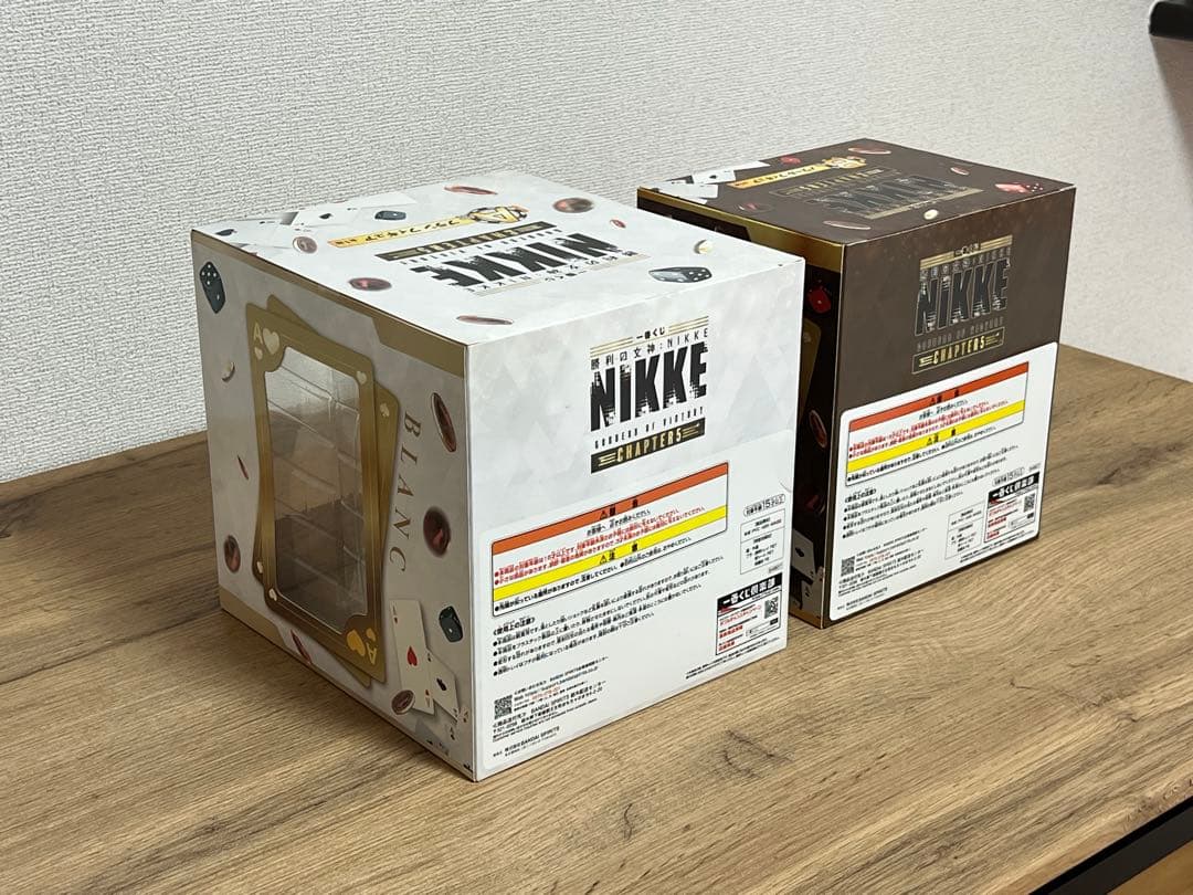 未開封勝利の女神NIKKE 一番くじ A賞ブラン＆B賞ノワール フィギュアセット