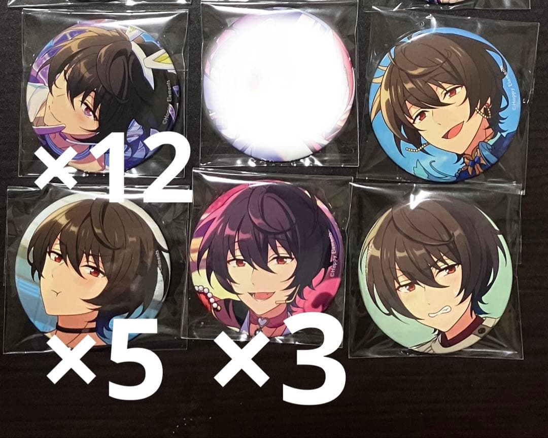 あんスタ 朔間凛月 テーマ コレクション缶バッジ May Feb Aug