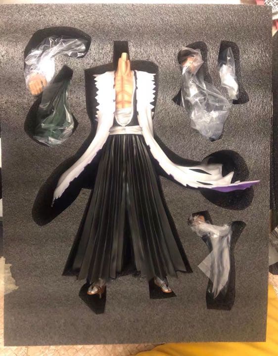 BLEACH 黒衣少年図 更木剣八 ガレージキット ガレキ スタチュー⑥