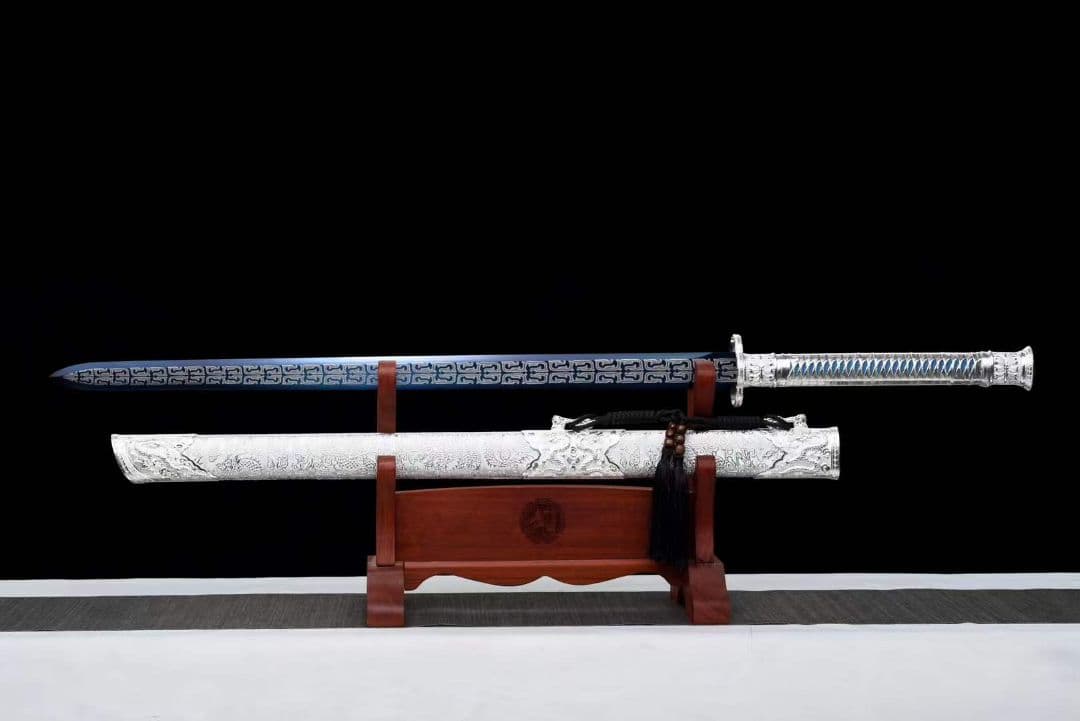 【双龍戦剣】古兵器 武具　刀装具　日本刀　模造刀 居合刀 長尺