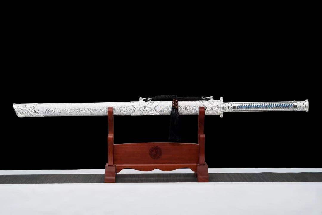 【双龍戦剣】古兵器 武具　刀装具　日本刀　模造刀 居合刀 長尺